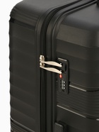 Чемодан на колёсах большой 111 л (L), на молнии, кодовый замок, чёрный - Фото 9