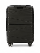 Чемодан на колёсах средний 75 л (М), на молнии, кодовый замок, чёрный - Фото 4