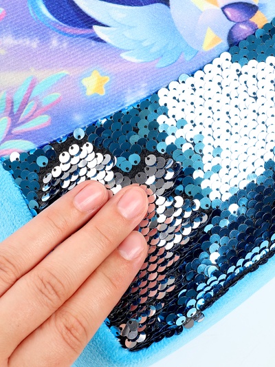 Рюкзак детский с пайетками «Единорог и звездочка» 23×28 см