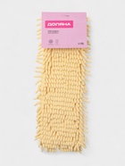 Насадка для плоской швабры «Доляна. Пастель», 40×10 см, микрофибра букли, 80 г, жёлтая - Фото 6