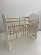 Кровать детская Беллучи ECO / Bellucci Колесо - Качалка, белый - фото 116454621