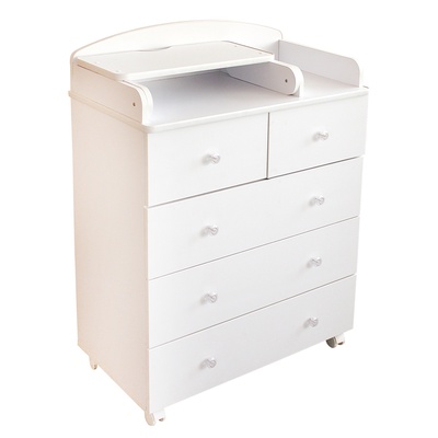 Комод пеленальный Сан Ремо / San Remo, 5 ящиков, 81×46×106 см, белый