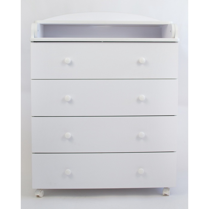 Комод пеленальный детский Флоренцо / Florenco, 61×46×106 см, белый - Фото 1