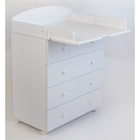 Комод пеленальный детский Флоренцо / Florenco, 61×46×106 см, белый 10901635