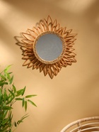 УЦЕНКА Зеркало настенное, 60×60×3 см, ротанг - Фото 1