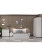 Спальный гарнитур «Лора», комплект 6 предметов, цвет белый - Фото 1