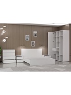 Спальный гарнитур «Лора», комплект 6 предметов, цвет белый - Фото 3