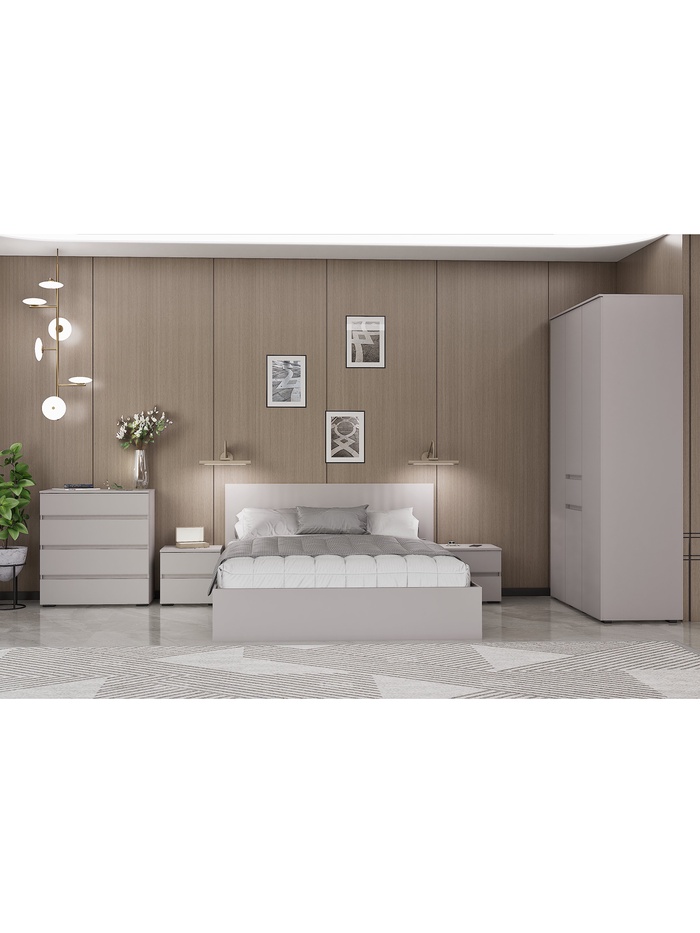 Спальный гарнитур «Лора», комплект 6 предметов, цвет кашемир - Фото 1