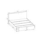 Спальный гарнитур «Лора», комплект 6 предметов, цвет крафт золотой/белый - Фото 7