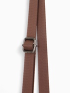 Сумка мужская мини Fidelio Largo 3 в1: нагрудная, на ремень, через плечо, 11×6×20 см, коричневая - Фото 8