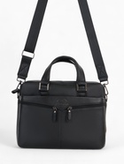 Сумка деловая мужская Fidelio Largo, 32×8×25 см, чёрная - Фото 8