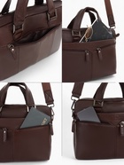 Сумка деловая мужская Fidelio Largo, 32×8×25 см, коричневая - Фото 3