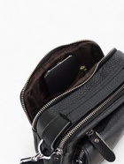 Сумка кросс-боди мужская Fidelio Largo на молнии, 17×9×20 см, чёрная - Фото 9