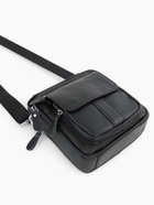 Сумка кросс-боди мужская Fidelio Largo на молнии, 17×9×20 см, чёрная - Фото 10