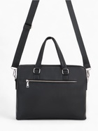 Сумка деловая мужская Fidelio Largo, 39×8×30 см, чёрная - Фото 5