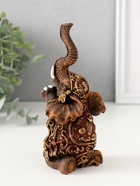 Фигурка полистоун «Слон африканский», 14.5×7.5×6 см - фото 49374269