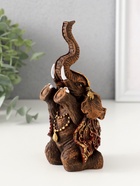 Фигурка полистоун «Слон африканский», 14.5×7.5×6 см - фото 49374270