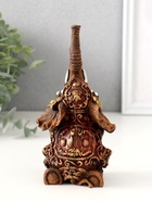 Фигурка полистоун «Слон африканский», 14.5×7.5×6 см - фото 49374272