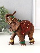 Фигурка полистоун «Слон индийский», 13.5×8×11.8 см - фото 49374276