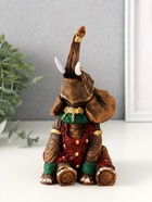 Фигурка полистоун «Слон индийский сидит», 17.5×8.5×9 см - фото 49374281