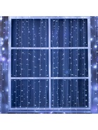 Гирлянда «Занавес», 2×7.4 м, IP44, УМС, 3 Вт, LED 1480/370, 220 В, мерцание, свечение белое - Фото 6