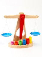 УЦЕНКА Игровой деревянный набор «Весы с гирями» - Фото 6
