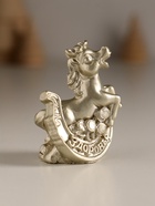 Фигурка полистоун «Коняшка с подковой и пожеланием», 5.5×4×3 см, МИКС - Фото 4