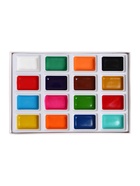 УЦЕНКА Акварель художественная в кюветах, 16 цветов - Фото 3