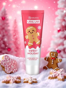 Крем для рук Sweet Holiday увлажняющий, 30 мл, URAL LAB (комплект 3 шт)