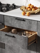 Кухонный гарнитур в потолок «Рио №2», 2400 мм, цвет дуб крафт/бетон тёмный/дуб крафт/антарес - Фото 7