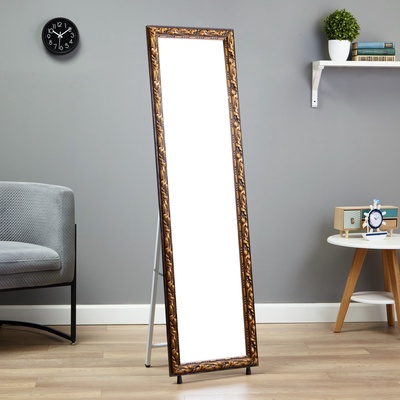 УЦЕНКА Зеркало напольное, в полный рост, 44×160 см, дуб