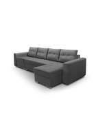 Диван модульный «КОРНЕР», ППУ, с оттоманкой, ткань вивальди 34, цвет графит - Фото 4