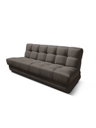 Диван - книжка «Бук Клетка», без подлокотников, с пружинным блоком, ткань вивальди 8, цвет шоколад - Фото 4