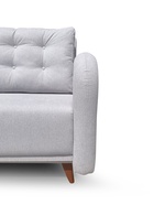 Диван прямой «ХАЙТ 6», с подлокотниками, с пружинным блоком, ткань вивальди 14, цвет светло - серый - Фото 6