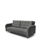 Диван прямой «ХАЙТ 6», с подлокотниками, с пружинным блоком, ткань вивальди 34, цвет графит - Фото 4