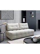 Диван прямой «ЛАЙН КЛЕТКА», с пружинным блоком, ткань вивальди 14, цвет светло - серый - Фото 4