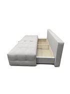 Диван прямой «ЛАЙН КЛЕТКА», с пружинным блоком, ткань вивальди 14, цвет светло - серый - Фото 6