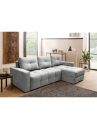 Диван угловой «СИМПЛ КЛЕТКА», с подлокотниками, ткань вивальди 14, цвет светло - серый - Фото 4