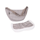 Санки - коляска «Наши детки 6», чехол для ног, муфта, сумка, бежевый - фото 59405054