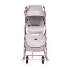 Санки - коляска «Наши детки 6», чехол для ног, муфта, сумка, бежевый - фото 59405052