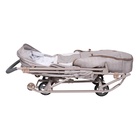 Санки - коляска «Наши детки 6», чехол для ног, муфта, сумка, бежевый - фото 59405053