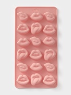 Форма для шоколада Доляна «Губы», силикон, 18 ячеек, 20×10×1.5 см, розовая - Фото 2