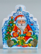 Подарочная коробка новогодняя «Ледяной домик» 19.3 (233) ? 18?13 см (комплект 5 шт) - фото 50243065