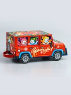 Подарочная новогодняя коробка «Снеговик на джипе», 11.3?28.7?14 см (комплект 5 шт) - фото 50243071