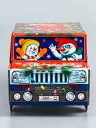 Подарочная новогодняя коробка «Снеговик на джипе», 11.3?28.7?14 см (комплект 5 шт) - фото 50243074