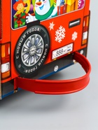 Подарочная новогодняя коробка «Снеговик на джипе», 11.3?28.7?14 см (комплект 5 шт) - фото 50243078