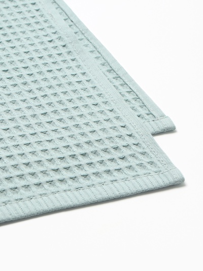 Банные полотенца LoveLife Waffle mint, 2 шт.: 100×150, 50×100 см, хлопок 100%