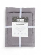 Банные полотенца LoveLife Waffle gray, 2 шт.: 100×150, 50×100 см, хлопок 100% 10893156 - фото 766489