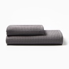 Банные полотенца LoveLife Waffle gray, 2 шт.: 100×150, 50×100 см, хлопок 100% 10893156 - фото 825610