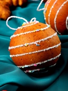 Ёлочные игрушки 8 шт. «Печенье» d=8 см и 11 см, коричневое - Фото 3